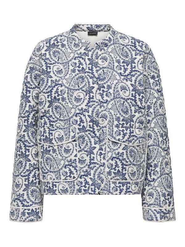 Chaqueta con estampado floral monocolor Only Cloud Dancer