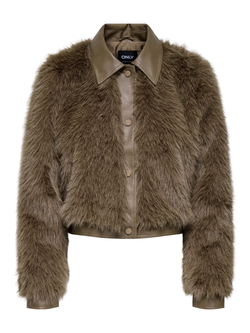 Chaqueta corta combinada de pelo Only Mountain Spring