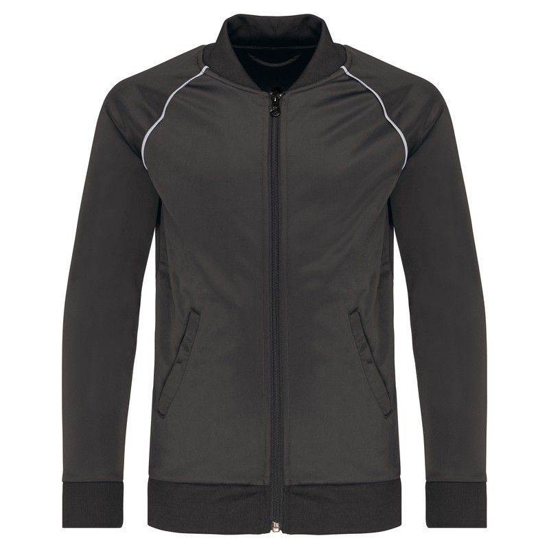 Chaqueta de CHÁNDAL con cremallera y ribete niños