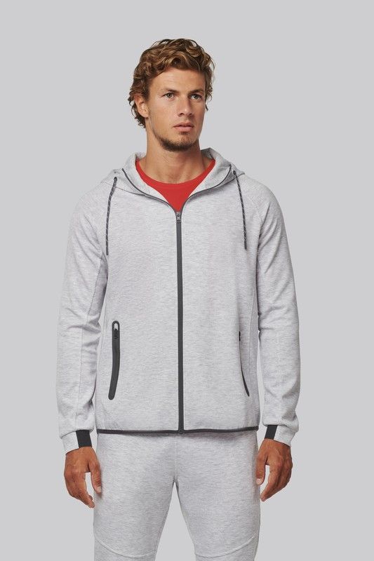 Chaqueta de chándal performance con capucha hombre