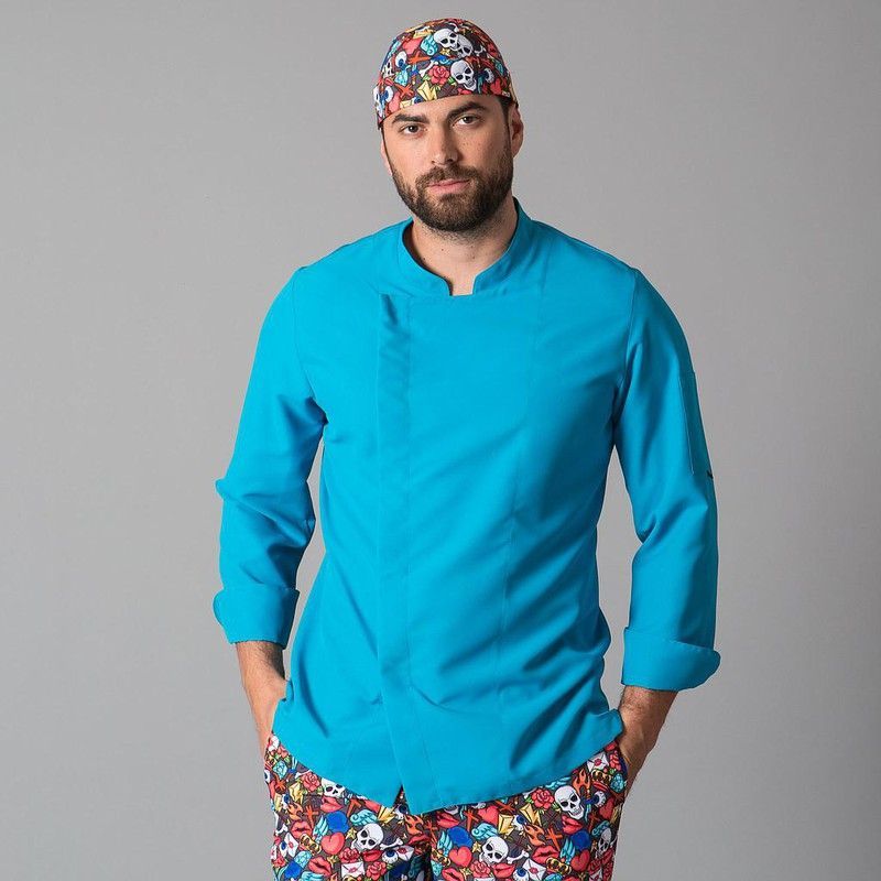 Chaqueta de cocina hombre varios colores manga larga