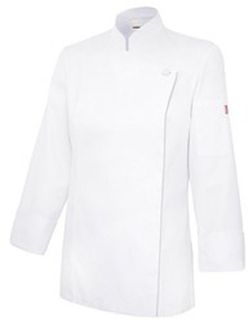 Chaqueta De Cocina Mujer Con Cremallera  Referencia 405203TC