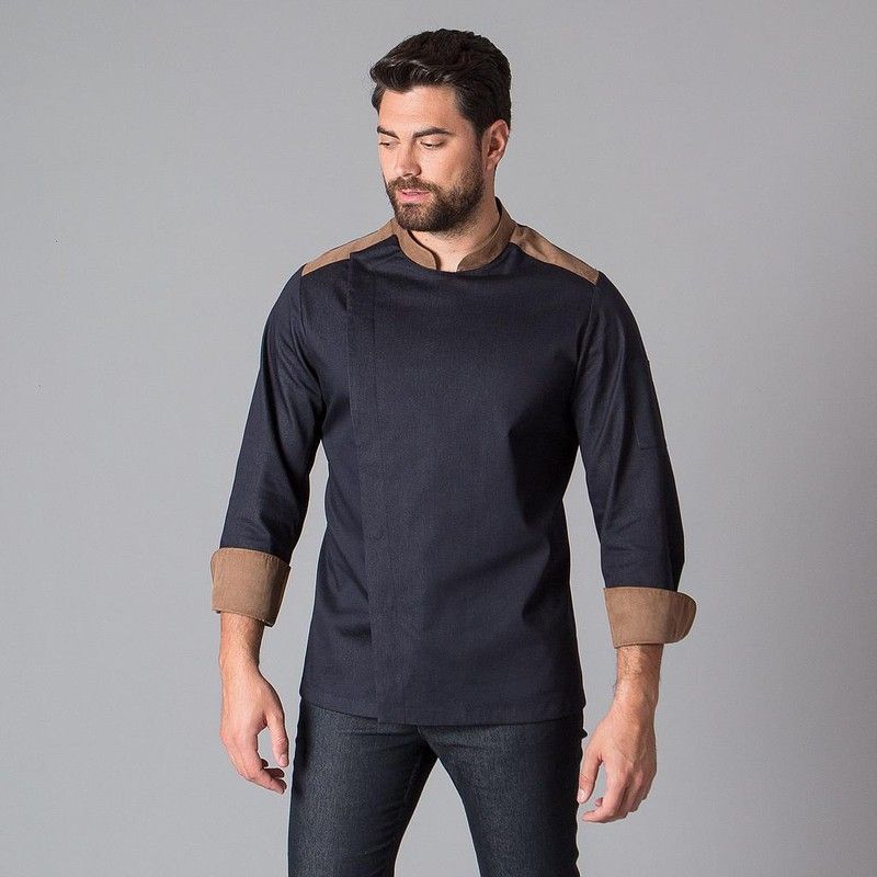 Chaqueta de cocina unisex tejana