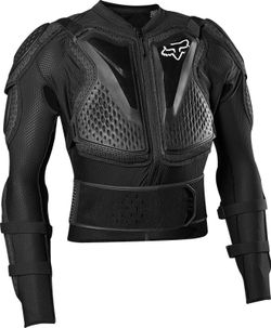 🛡️⚫ Chaqueta Juvenil Fox Titan Sport – Protección Total para Jóvenes Riders