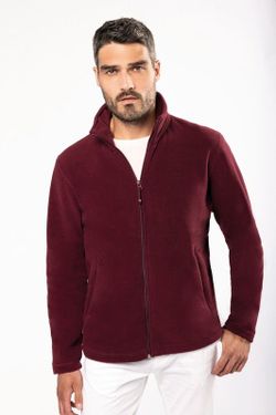 Chaqueta micropolar con cremallera hombre