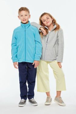 CHAQUETA MICROPOLAR CON CREMALLERA NIÑOS