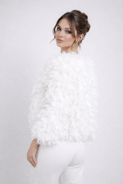 Chaqueta modelo Letizzia blanco