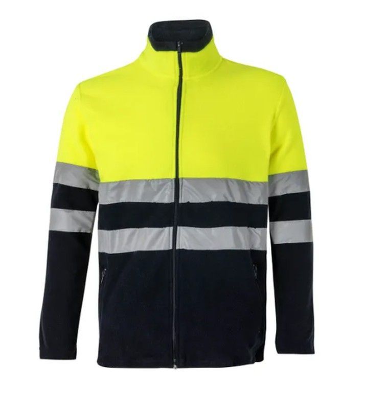 Chaqueta polar básica AV amarillo