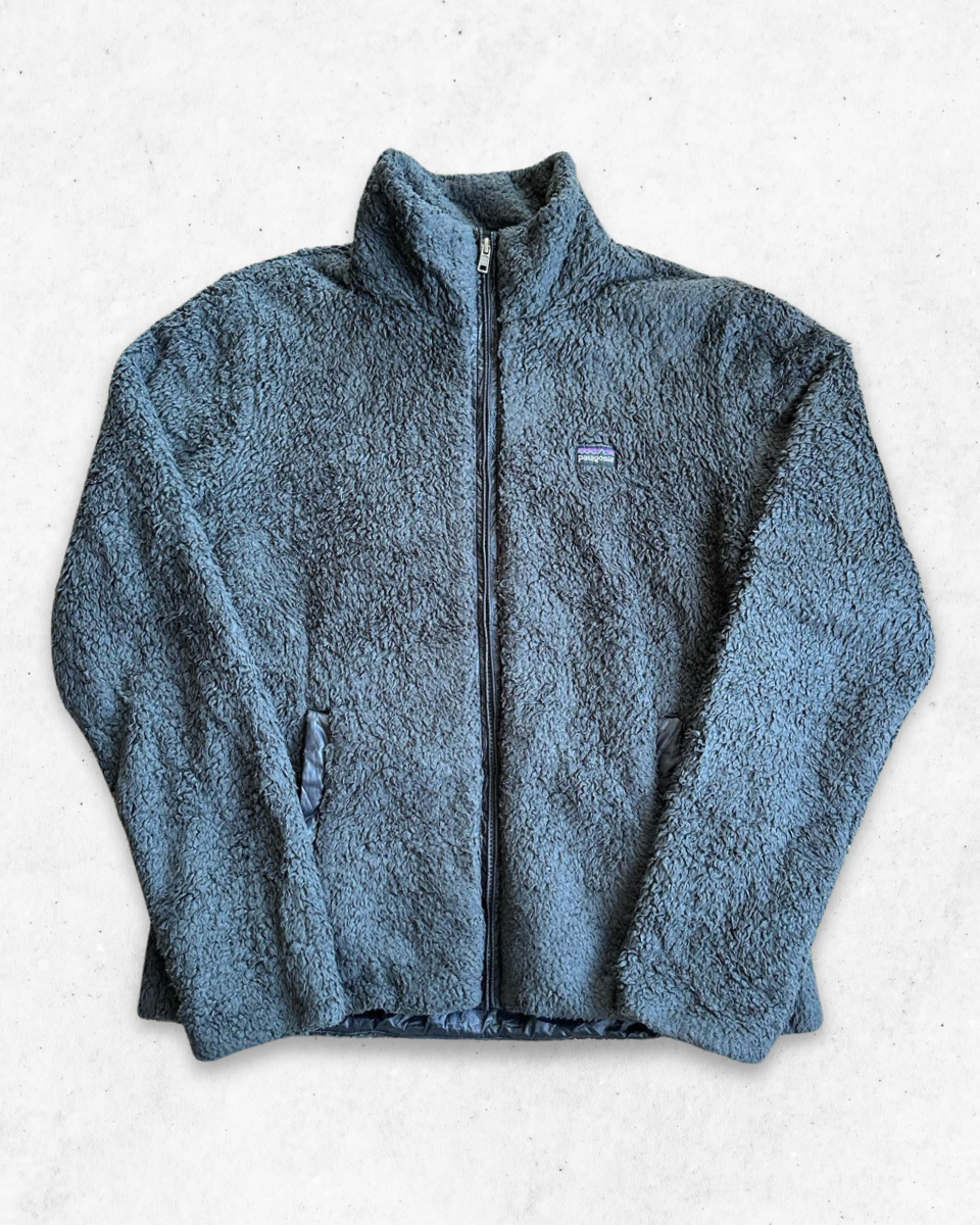 Chaqueta Polar Patagonia Impermeable Mujer Gris Plomo L