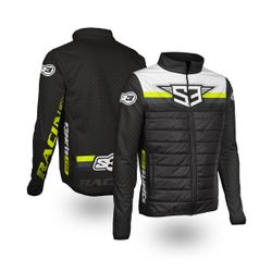 Chaqueta S3 Parts Hybrida Negra-Amarillo HY-BF