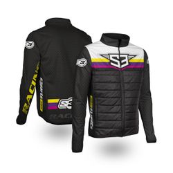 Chaqueta S3 Parts Hybrida Negra-Rosa HY-BBPI