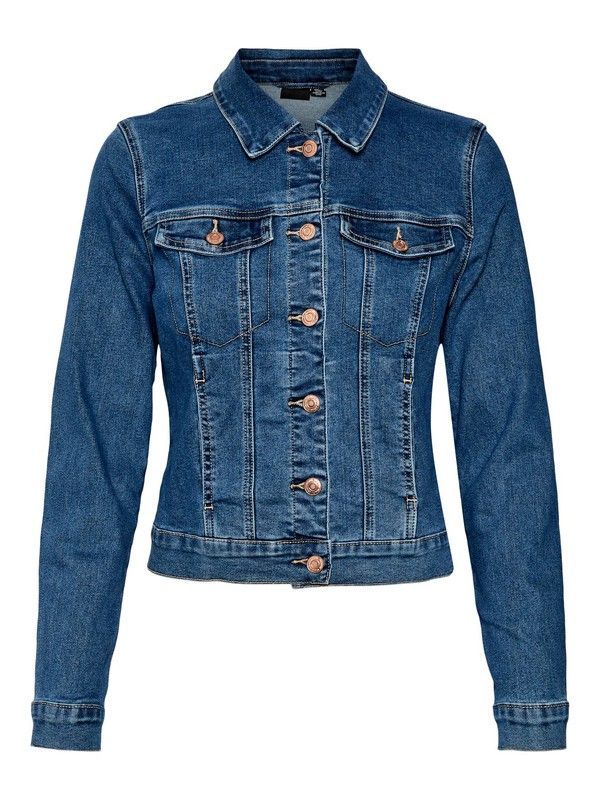 Chaqueta tejana elástica Vero Moda Medium Blue