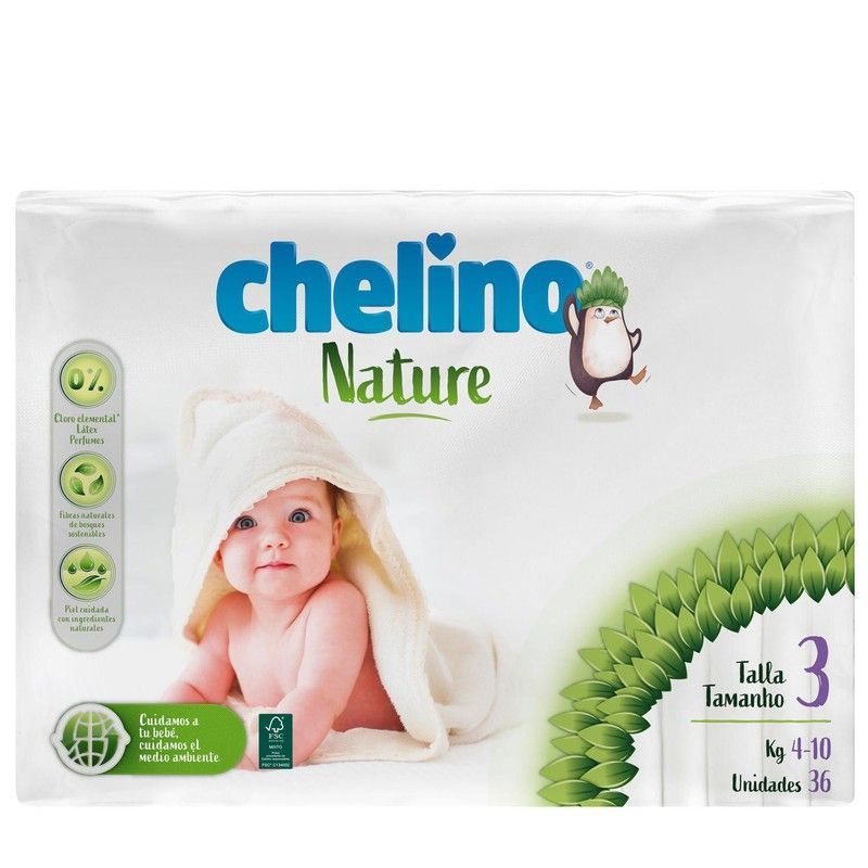 Chelino Pañal Infantil Nature T - 3 36 U