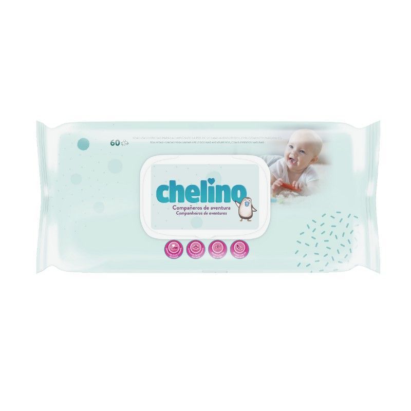 Chelino Toallitas Húmedas 60u