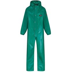 CHEMMASTER, buzo de PVC verde resistente a químicos