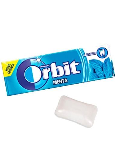 Chicles Orbit Grageas Menta (30 unidades) Sin Azúcar