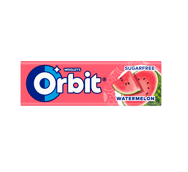 Chicles Orbit Grageas Sandia (30 unidades) Sin azúcar