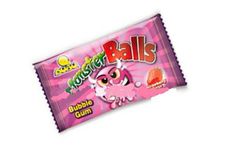 Chiclet Monster Balls Fresa Fleer Ade