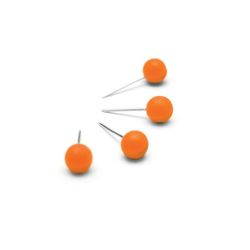 Chinchetas NOBO para tableros (100), naranja