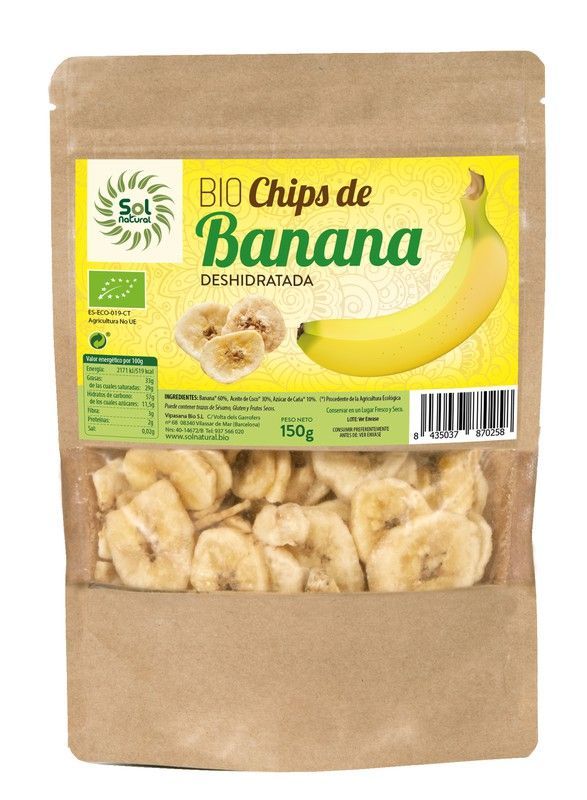 Chips De Banana Bio 150 G