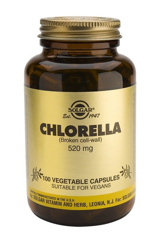 Chlorela 520mg 100 Vcápsulas Solgar