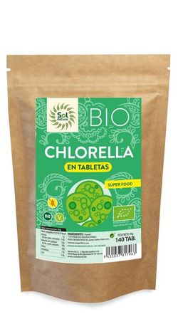 Chlorella En Tabletas Bio 140 Tabletas