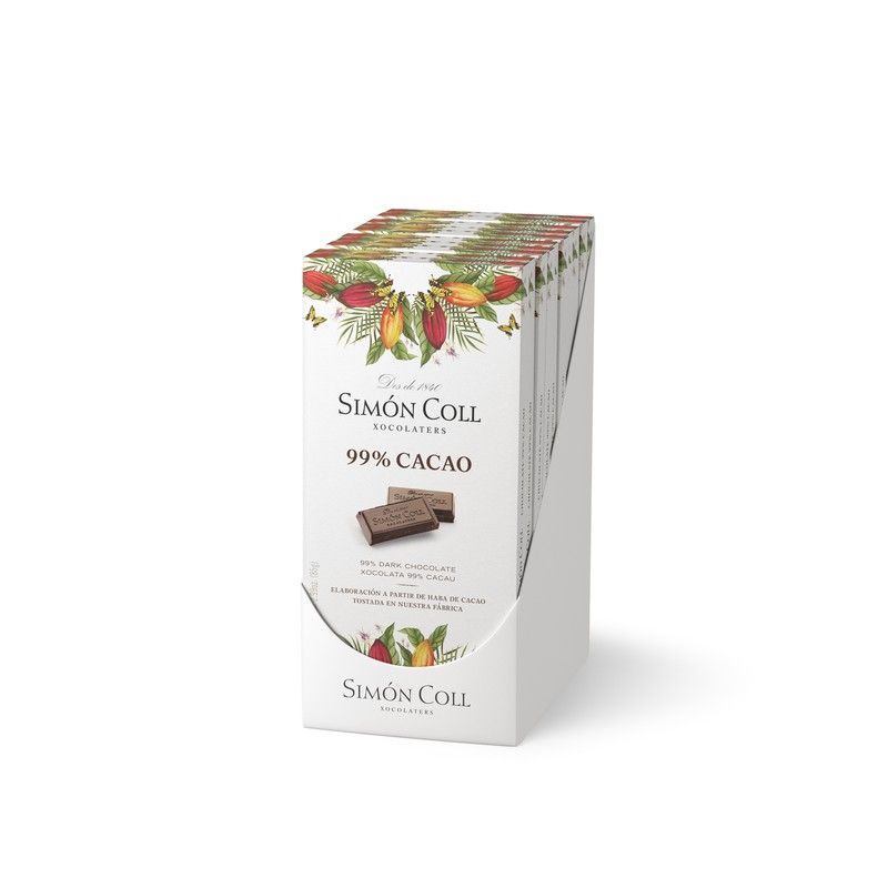 Chocolate 99% cacao simon coll 85 grs