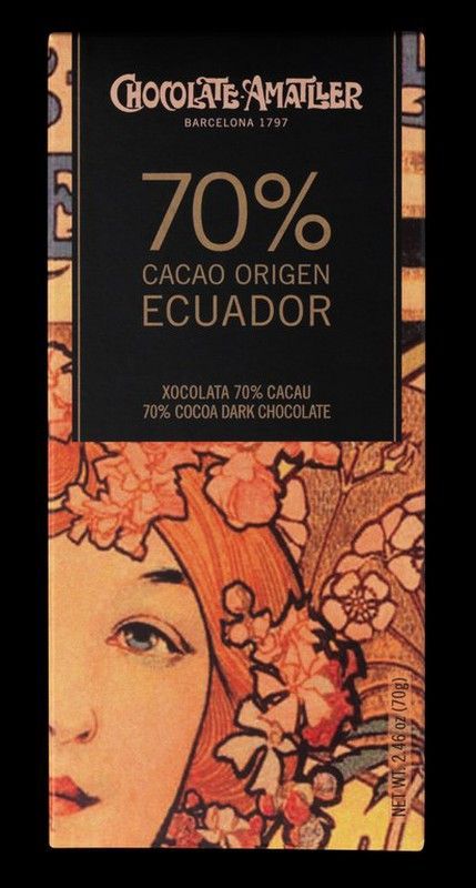 Chocolate amatller 70 grs 70% ghana