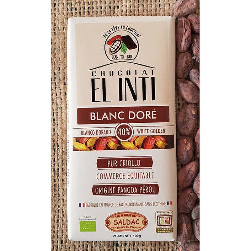Chocolate Blanco 40% De Cacao 100 Gr