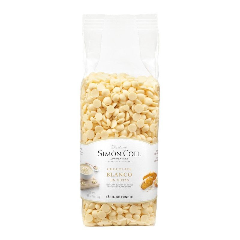 Chocolate cobertura blanco bolsa 1 kg simon coll