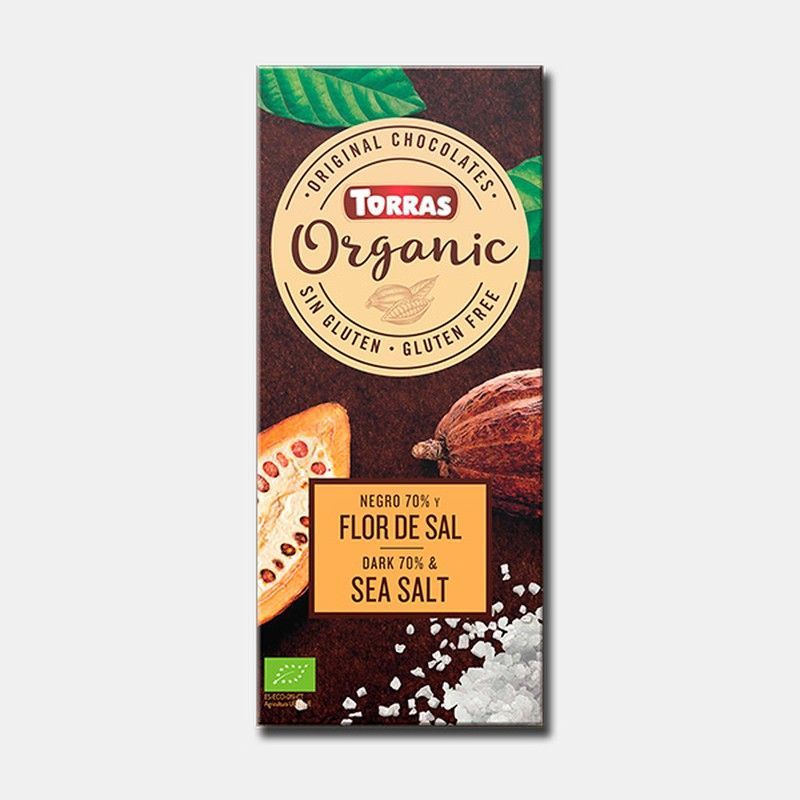 Chocolate negro 70% flor de sal torras 100 grs