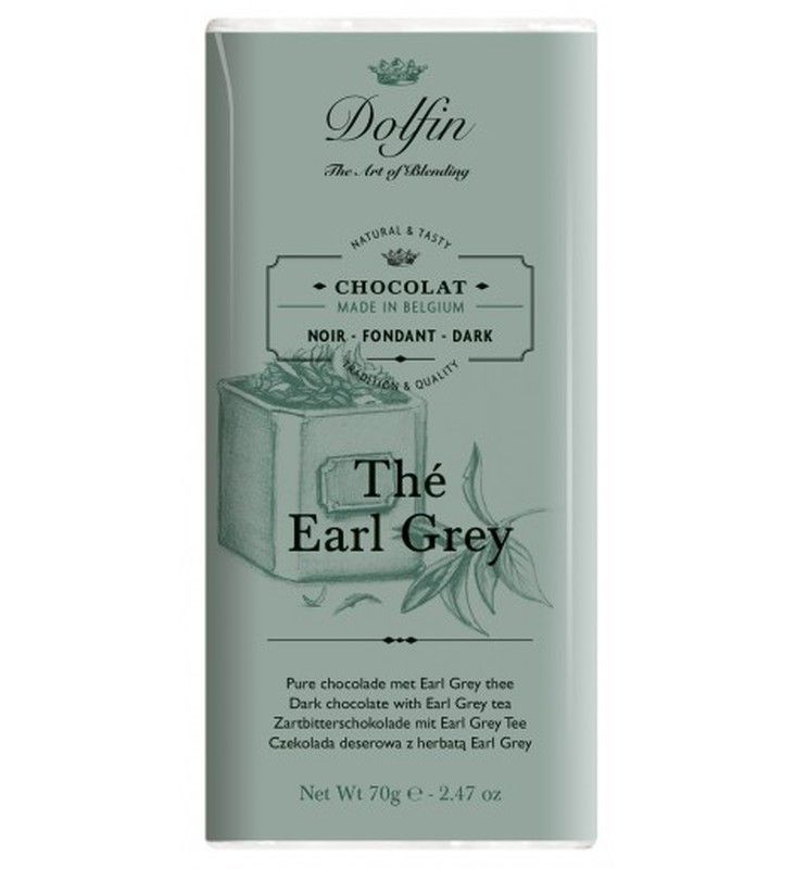 Chocolate negro al té earl grey dolfin 70 grs