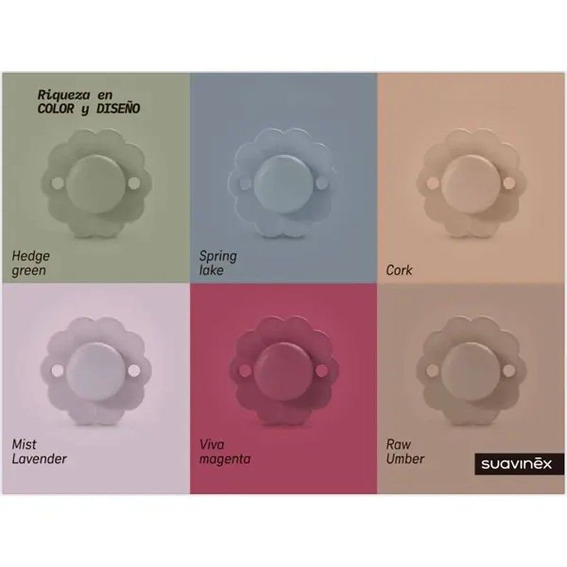 Chupete de silicona Wonder SX PRO 0/6m Suavinex