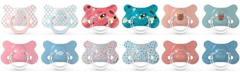 Chupete Fusion Tet.Fisio Silicona 4-18m 2us