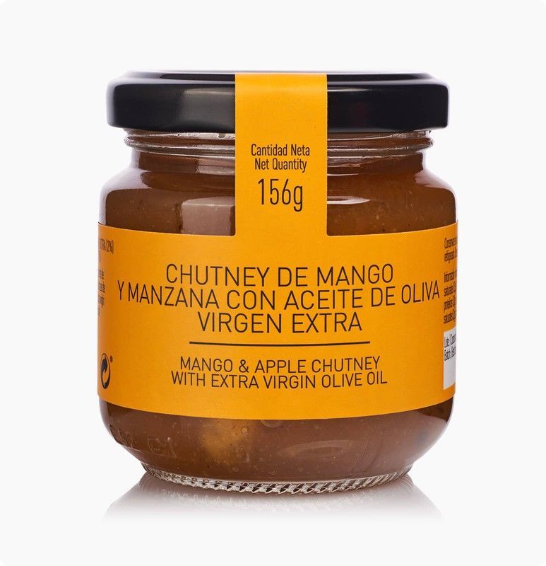 Chutney de mango y manzana la chinata 156 grs