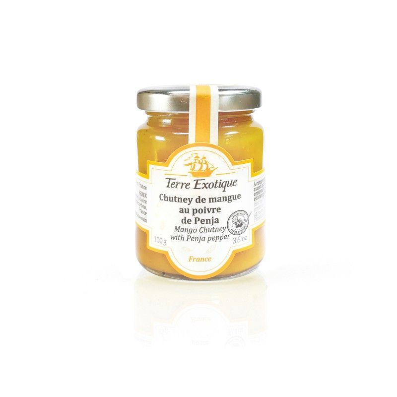 Chutney de mango y pimienta Penja 90 g Terre Exotique