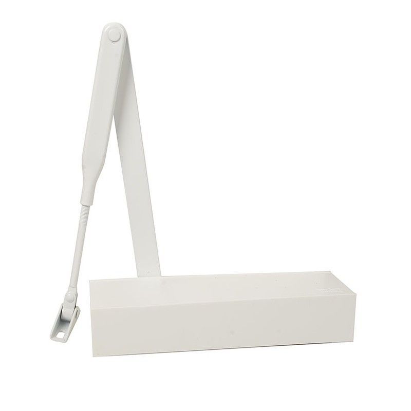Cierrapuertas aÇ?¶÷reo de brazo articulado DORMAKABA TS-71. Cierrapuertas Ts71. Brazo Reten. Blanco.