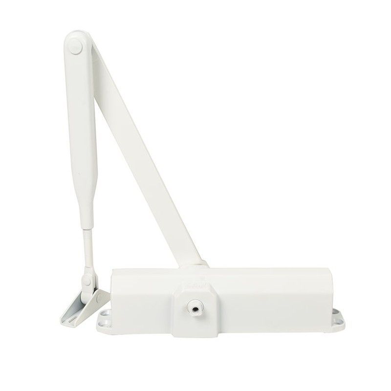 Cierrapuertas aÇ?¶÷reo de brazo articulado DORMAKABA TS-Compact. Cierrapuertas Ts Compact. Blanco.