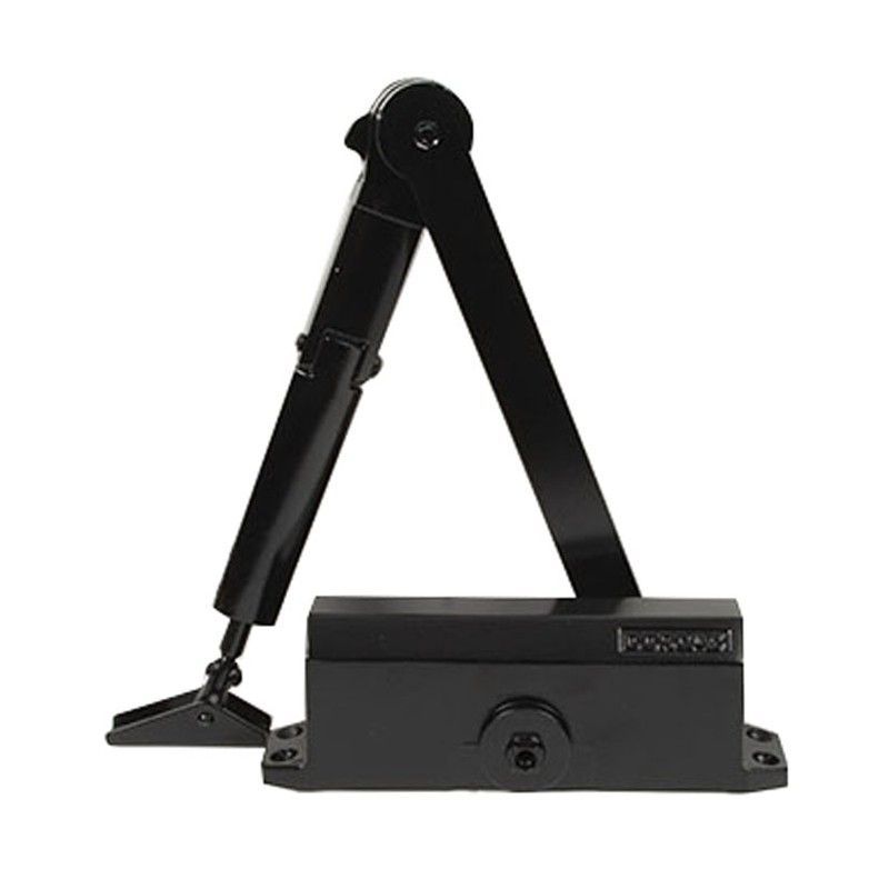 Cierrapuertas hidrÇ?¶đulico DORCAS DC1. Cierrapuertas Dc1-H-166 Retencion Negro