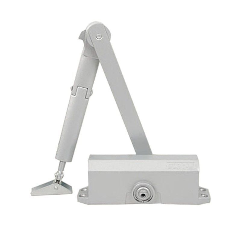 Cierrapuertas hidrÇ?¶đulico DORCAS DC1. Cierrapuertas Dc1-H-166 Retencion Plata