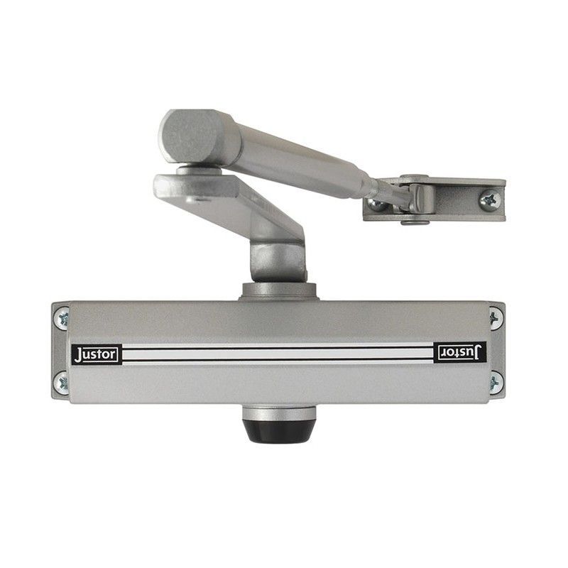 Cierrapuertas hidrÇ?¶đulico JUSTOR CH 2-3 Cierrapuertas Hidr.Ch 2-3 C/Reten.Plata