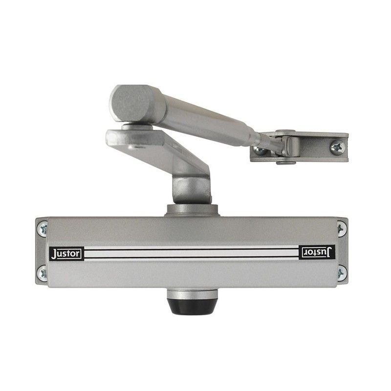Cierrapuertas hidrÇ?¶đulico JUSTOR CH 2-3 Cierrapuertas Hidr.Ch 2-3  S/Reten.Plata