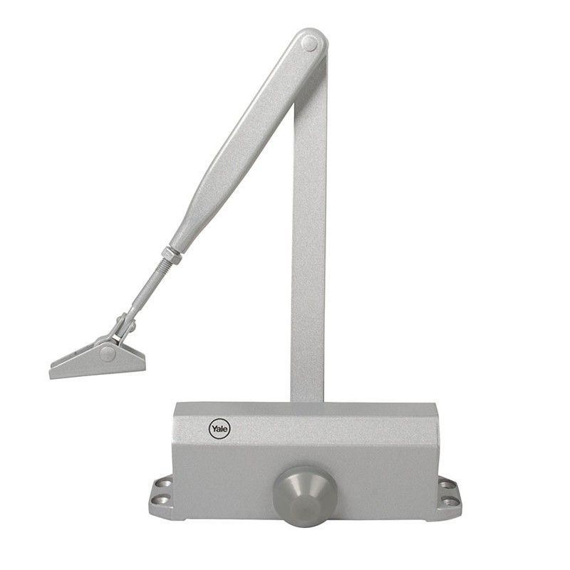 Cierrapuertas hidrÇ?¶đulico YALE DC- 3000. Cierrapuertas Serie 3000. Yale. Plata.