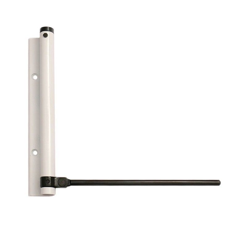 Cierrapuertas muelle JUSTOR MB Muelle Brazo. Aluminio. Blanco.