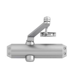 Cierrapuertas piÇ?ÇńÇ?Ç¬n-cremallera con brazo articulado Tesa DC120 Cierrapuertas Dc 120-Ev1 Plata. Tesa