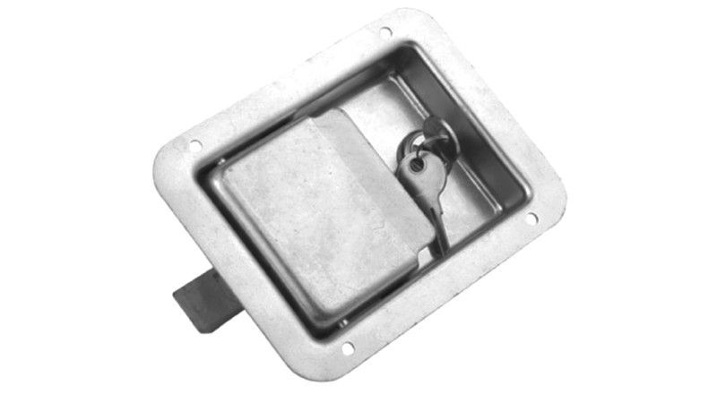 Cierre cincado con llave 140 x 108 mm de cajón