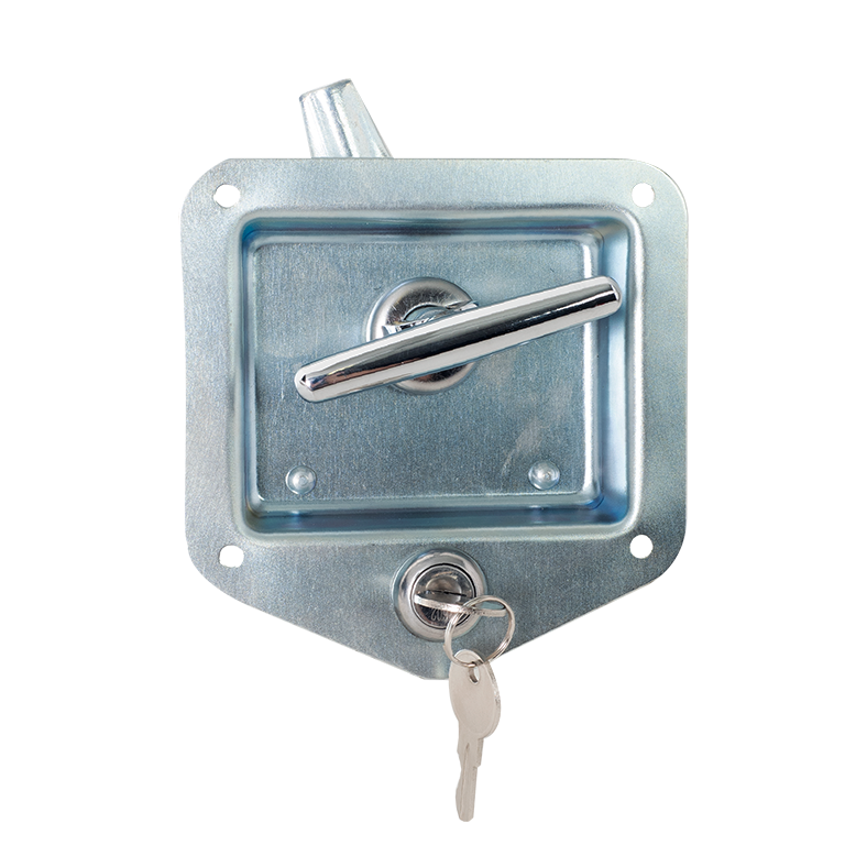 Cierre cincado con llave para cajón metálico