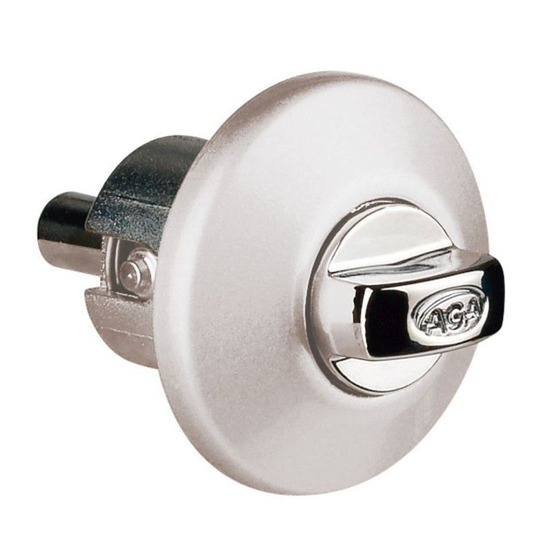 Cierre para bloqueo de ventanas y puertas correderas AGA. Cerrad.Pulsador Puerta Corred.418 Blanco