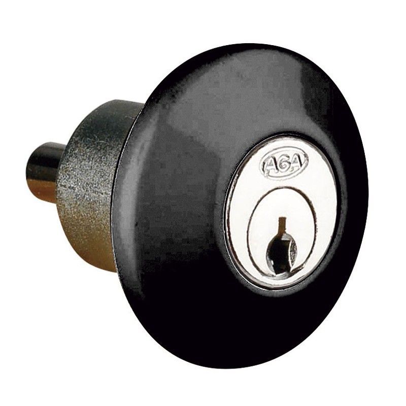 Cierre para bloqueo de ventanas y puertas correderas AGA. Cerradura  Puerta Corred.157 Negro