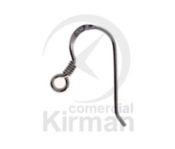 Cierre Plata 072020 Gancho Montaje 10x19mm x (0,70mm Diámetro)